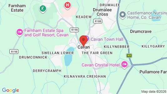 Real estate lands En alquiler i Cavan - kort over placeringen