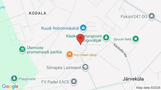 Kontorlokaler til leje i Rae - kort over placeringen