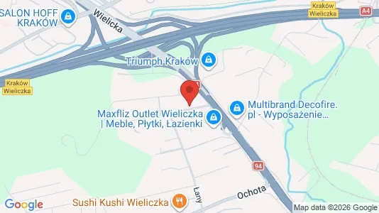 Lokaler til leje i Wielicki - kort over placeringen