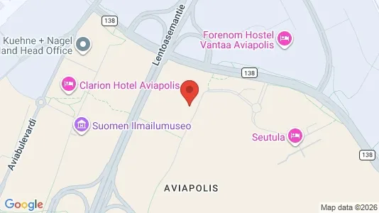 Kontorlokaler til leje i Vantaa - kort over placeringen