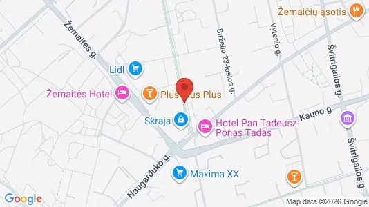 Office spaces for rent i Vilnius Naujamiestis - kort over placeringen
