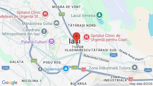 Bedrijfsruimtes te huur i Iaşi - kort over placeringen