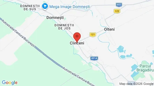 Gewerbeflächen zur Miete i Clinceni - kort over placeringen