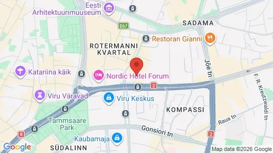 Företagslokaler för uthyrning i Narva - kort over placeringen