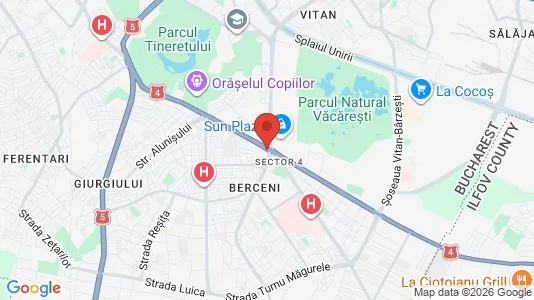 Lokaler til leje i Bukarest - Sectorul 4 - kort over placeringen