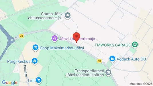 Propiedades comerciales En alquiler i Jõhvi - kort over placeringen