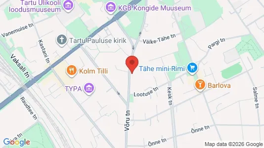 Gewerbeflächen zum Kauf i Tartu - kort over placeringen