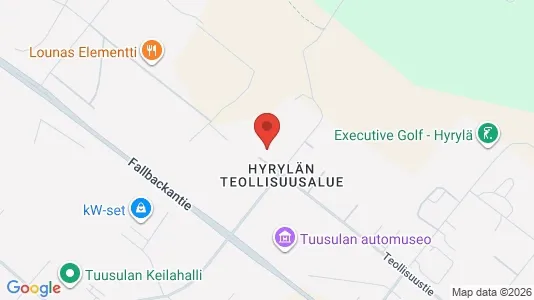 Liikekiinteistöt Vuokrattavana i Tuusula - kort over placeringen