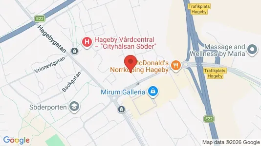 Lokaler til leje i Norrköping - kort over placeringen