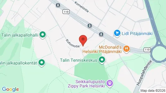 Lagerlokaler til leje i Helsinki Läntinen - kort over placeringen