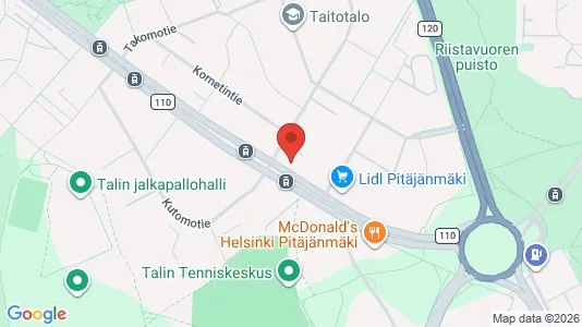 Toimistotilat Vuokrattavana i Helsinki Läntinen - kort over placeringen