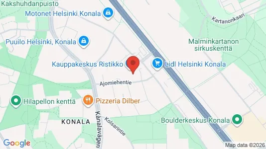 Commercial properties for rent i Helsinki Läntinen - kort over placeringen