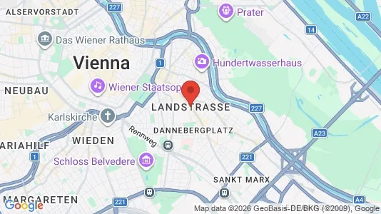 Tiendas En alquiler i Viena Landstraße - kort over placeringen