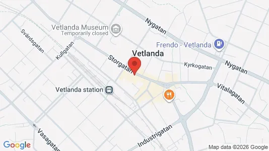 Office spaces for rent i Vetlanda - kort over placeringen