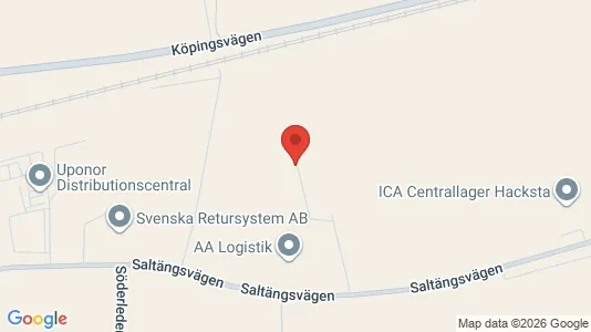 Lagerlokaler til leje i Västerås - kort over placeringen