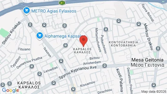 Kontorlokaler til salg i Limassol - kort over placeringen
