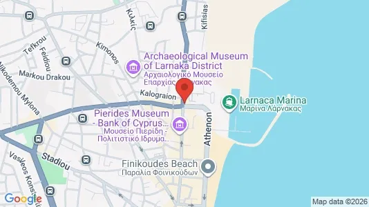 Kontorer til salgs i Larnaca - kort over placeringen
