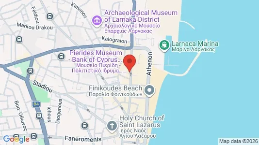 Toimistotilat Myynnissä i Larnaca - kort over placeringen