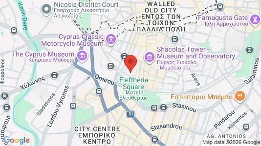 Nieruchomości komercyjne Na sprzedaż i Nikozja Lefkosia - kort over placeringen