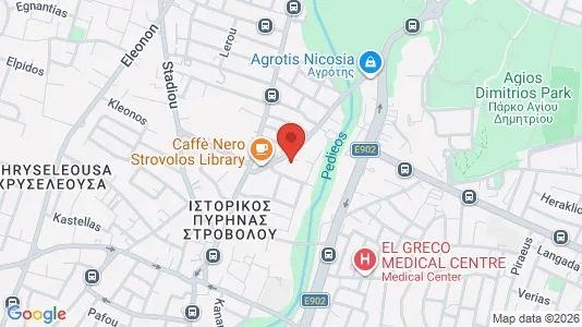 Commercial properties for sale i Nicosia Strovolos - kort over placeringen