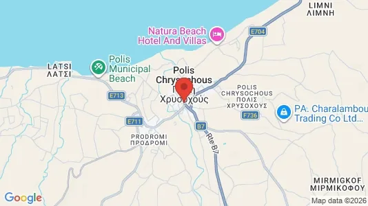 Lokaler til salg i Polis - kort over placeringen