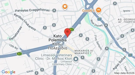 Gewerbeflächen zum Kauf i Kato Polemidia - kort over placeringen