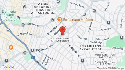 Nieruchomości komercyjne Na sprzedaż i Nikozja Lefkosia - kort over placeringen