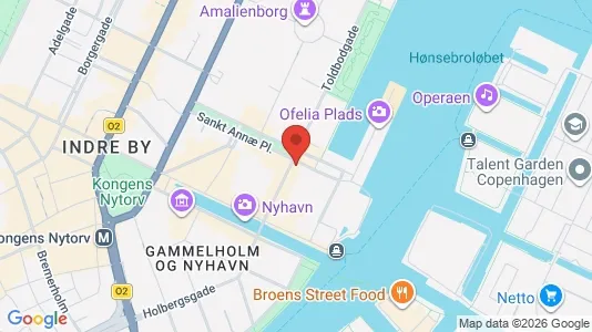 Kontorer til leie i København K - kort over placeringen