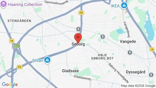 Butikslokaler för uthyrning i Søborg - kort over placeringen