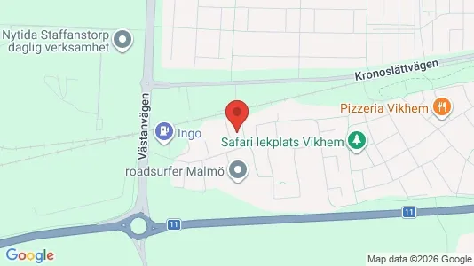 Almacenes En alquiler i Staffanstorp - kort over placeringen