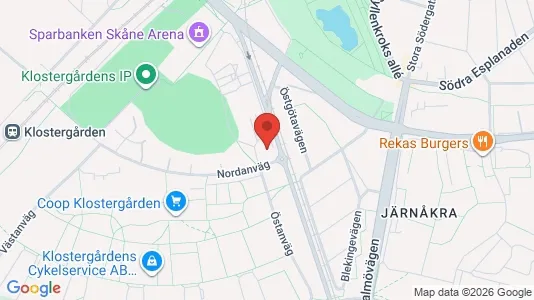 Toimistotilat Vuokrattavana i Lund - kort over placeringen