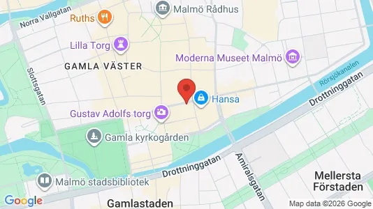Kontorer til leie i Malmö City - kort over placeringen