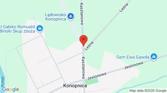 Office spaces for rent i Wieluński - kort over placeringen