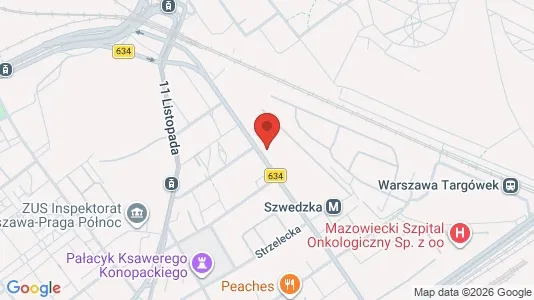 Büros zur Miete i Warschau Praga-Północ - kort over placeringen