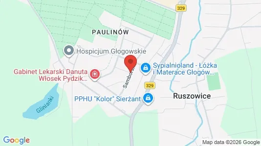 Office spaces for rent i Głogowski - kort over placeringen