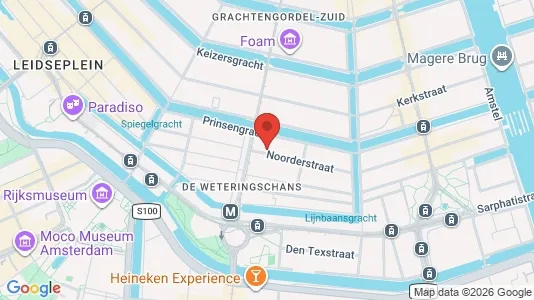 Commercial properties for rent i Amsterdam Centrum - kort over placeringen