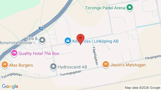 Propiedades industriales En alquiler i Linköping - kort over placeringen