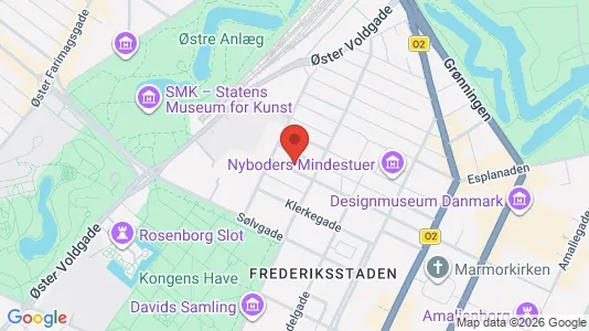 Lokaler til leje i København K - kort over placeringen