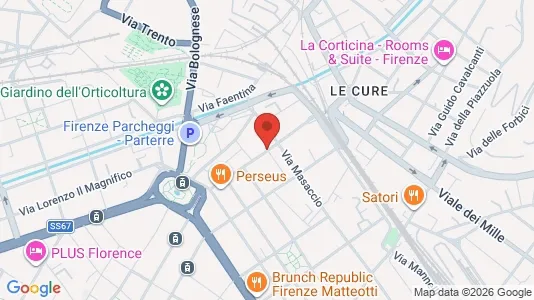 Office spaces for rent i Firenze - kort over placeringen