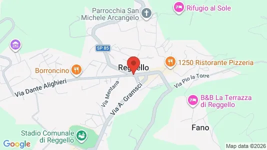 Commercial properties for sale i Reggello - kort over placeringen