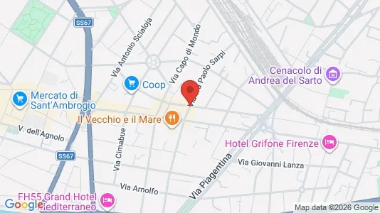 Office spaces for rent i Firenze - kort over placeringen