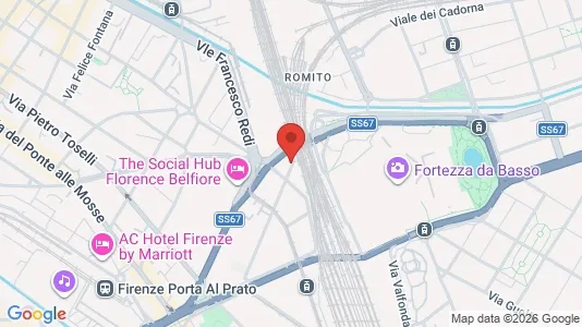 Lager til salgs i Firenze - kort over placeringen