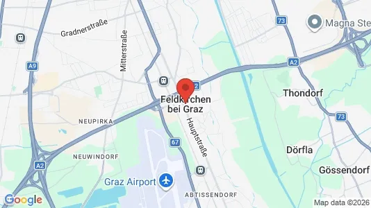 Office spaces for rent i Feldkirchen bei Graz - kort over placeringen
