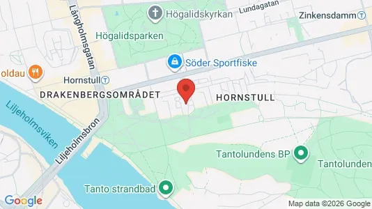 Kontorslokaler för uthyrning i Södermalm - kort over placeringen
