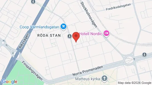 Commercial properties for rent i Norrköping - kort over placeringen