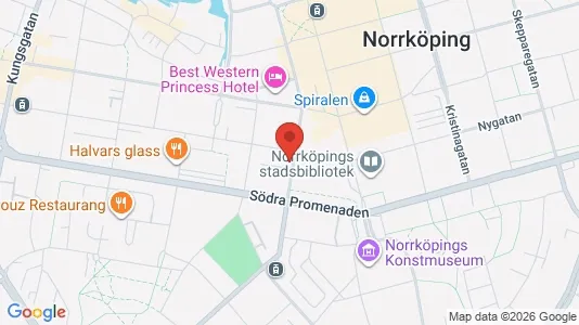 Commercial properties for rent i Norrköping - kort over placeringen