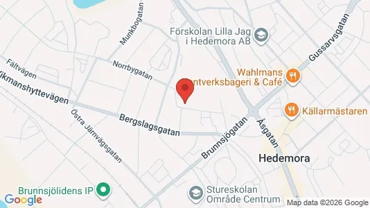 Office spaces for rent i Hedemora - kort over placeringen
