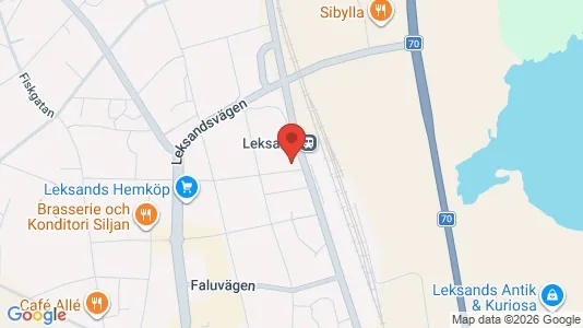 Lokale biurowe Do wynajęcia i Leksand - kort over placeringen