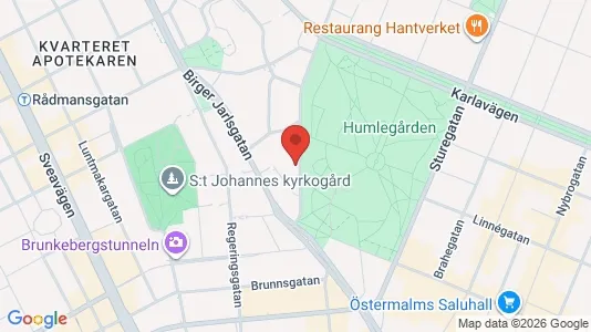 Kontorslokaler för uthyrning i Östermalm - kort over placeringen