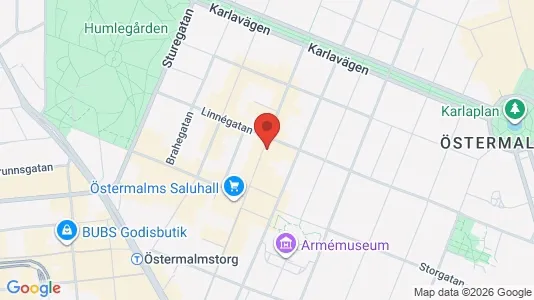 Lokale biurowe Do wynajęcia i Östermalm - kort over placeringen